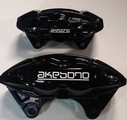 AKEBONO Brake Caliper High Temp Vinyl Decal Sticker Set of 4