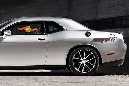 SRT Hellcat Supercharger Vinyl Graphic Stickers Decals Dodge Challenger 