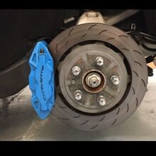 Corvette C7 Curved Brake Caliper High Temp Vinyl Decal Stickers Set Of 6 2