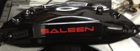 SALEEN 8 X Brake Caliper Hi-Temp Vinyl Decal Sticker ANY COLOR