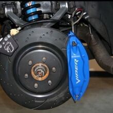 Viper Dodge Brake Caliper HIGH TEMP. Vinyl Decal Stickers Any Color 6 X 2