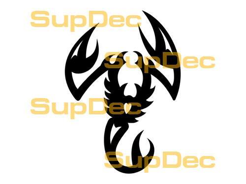 Scorpion Vinyl Art Wall  Window Bathroom Sticker Decal #3