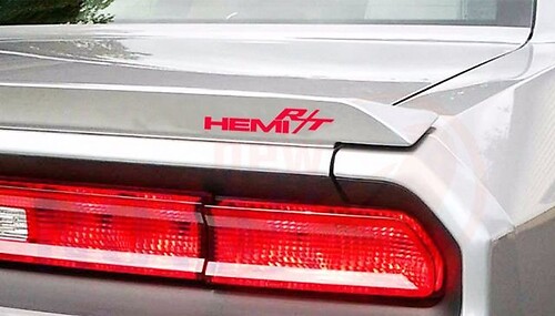 3x Hemi Rt, Dodge Car Decal, Challenger, Charger, Die Cit Sticker