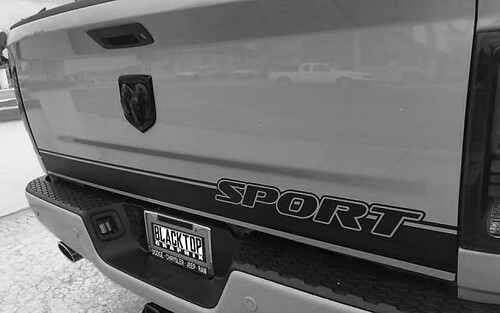 Ram 1500 Sport Tailgate Stripe Sticker Decal Hemi Dodge Truck 5.7 2012-2018