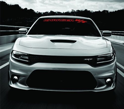 Dodge Charger RT Windshield Banner Sticker Decal 2011-2017 HEMI RT SXT Ralleye v6 v8