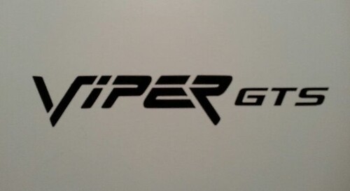 Viper Gts Sticker Decal Dodge Challenger Charger Ram Mopar Hemi V10