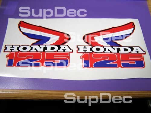 HONDA 125 250 500 Stickers Decals 1985 OEM REPLICA 