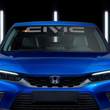 Civic honda windshield vinyl Sticker Decal banner 2