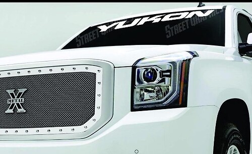 Yukon Windshield Banner Decal Sticker 45