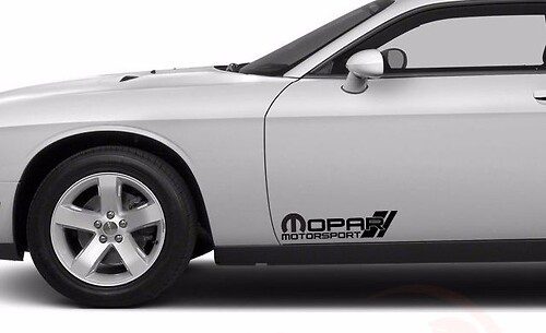 2x Mopar Motorsport Decal, Vinyl Die Cut Sticker Now
