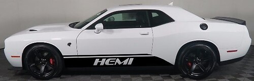 Custom HEMI DOOR Stickers Decals Graphics Vinyl Stripes CHALLENGER MOPAR SRT MOPAR 392