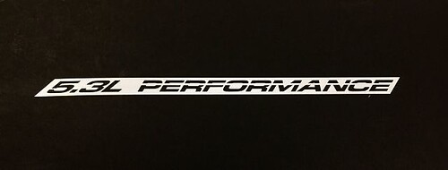 Pair 5.3L Hood Stickers Decals Fits Chevy Silverado GMC Sierra Malibu