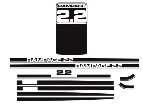 1983 1984 Dodge Rampage 2.2 Stickers Decals & Stripes Kit