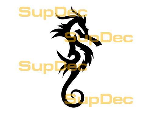 Seahorse Vinyl Art Wall  Window Bathroom Sticker Decal #1