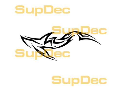 Shark Vinyl Art Wall  Window Bathroom Sticker Decal removable #2