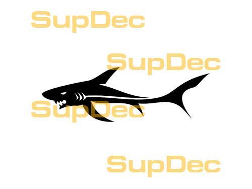 Shark Vinyl Art Wall  Window Bathroom Sticker Decal removable #7