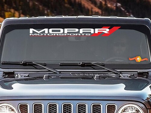 Mopar Motorsport Windshield Vinyl Decal Sticker