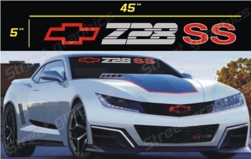 Camaro Z28 Ss Windshield Vinyl Decal Sticker 1