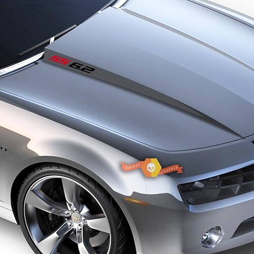 2010-2015 Camaro SS6.2 Hood Cowl Stickers Decals - Pair (Fits: Camaro)
