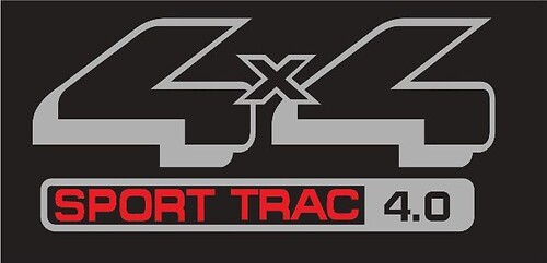 Explorer Sport Trac 4 x 4 Emblem Sticker Decals