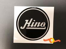 Hino Made Toyota FJ Cruiser Black Domed Badge Emblem Resin Decal Sticker 2