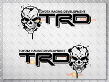 Toyota Racing Development TRD Skull 4X4 bed side Graphic decals stickers
 2