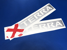 2x NISSAN XTERRA ROOF RACK Sticker Decal EMBLEM 2 colors
 2