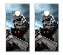 Stormtrooper Cornhole Board Game Sticker Decal VINYL WRAPS with LAMINATED 2