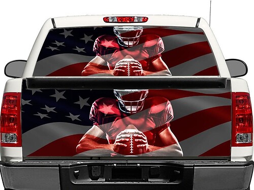 Atlanta Falcons NFL football sports Rear Window OR tailgate Decal Sticker Pick-up Truck SUV Car
