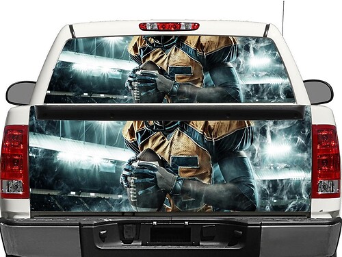 NFL Rear Window OR tailgate Decal Sticker Pick-up Truck SUV Car
