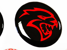 Start engine button Hellcat Dodge Charger Domed Badge Emblem Resin Decal Sticker  2