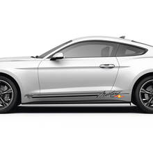 Side Doors Mustang Stripes Horses Decals Stickers for Ford Mustang 1 2