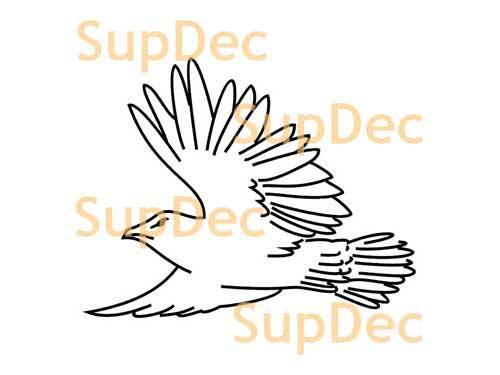 Bird Vinyl Art Wall  Window Bathroom Sticker Decal removable #20
