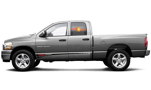 Dodge Ram 1500 Hemi Sport Graphics Side stripe Sticker Decal -
