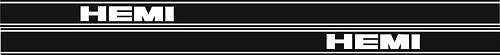 Dodge HEMI SIDE Stripes Graphic Stickers Decals FIts Most YRs & MODELS