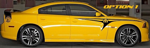 CUSTOM Tribal HEMI Sticker Decal Graphics Vinyl MOPAR Stripes Charger RT SRT HELLCAT 392