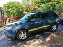 Vinyl decal sticker stripes for Ford Explorer 2010 2011 2012 2013 2015 2016 2018 3