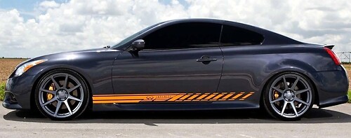 Decal Sticker Side door Stripe for INFINITI G35 G37