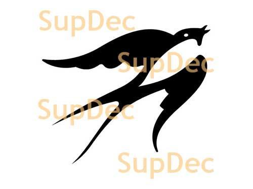 Bird Vinyl Art Wall  Window Bathroom Sticker Decal removable #32