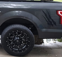 Claw Scratch Marks - vinyl sticker decal - Fits Toyota chevy Ford truck  2