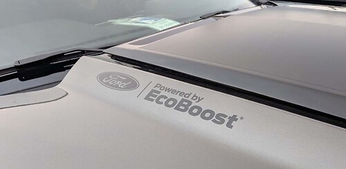2015-2020 Ford Mustang Powered By Ecoboost Hood Decals Vinyl Sticker Graphic Pr