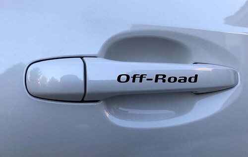 OFF ROAD Door Sticker Decal 4x4 Edition Truck Rally Racing Fits TRD Chevy Dodge Ford GMC