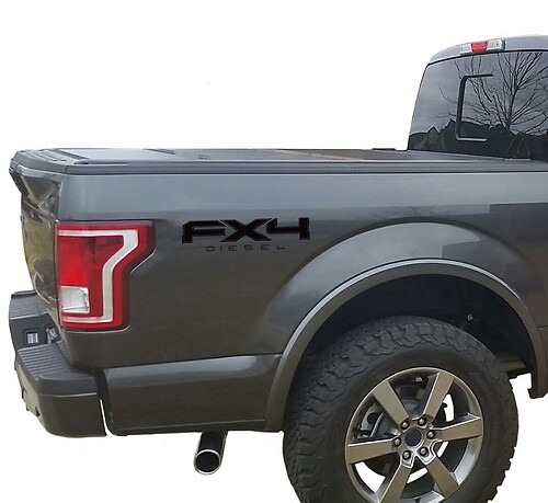 Fx4 ඩීසල් විනිල් ද්‍රෝස් අංකනය: පොර්ඩ් ට්‍රක් 2008-2017 F150 F250 F350 සුපර් දියුබ්ල්ය්
