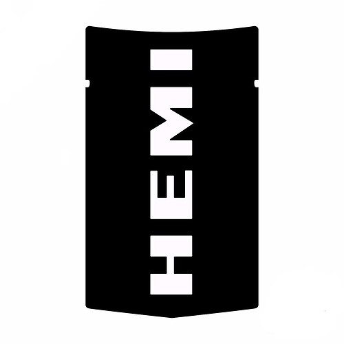 Dodge Charger HEMI 2006-2010 Hood Stripes Sticker Decal Pre-Cut