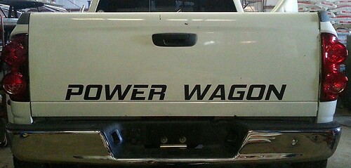Dodge Ram Power Wagon Tailgate Sticker Decal * Mopar 5.7 Hemi Cummins