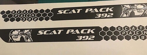 Challenger Door Sill Stickers Decals Dodge Mopar New