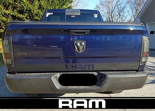 Ram 1500 Tailgate Stripe Sticker Decal Hemi Dodge Truck 2009-2018 DR15
