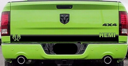 Ram 1500 Sport Mopar Tailgate Stripe Sticker Decal Hemi Dodge Truck 2009-2018 DR11
