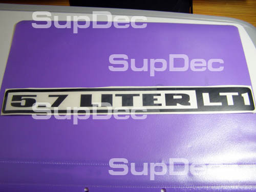 2 5.7 Liter Hood Sticker Decal LT1
