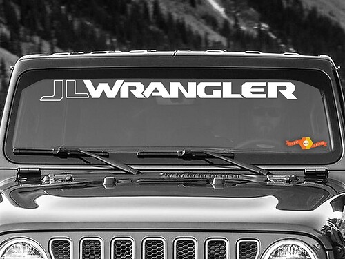 Jeep Wrangler JLJLU Wrangler Windshield Banner Vinyl Sticker Decal